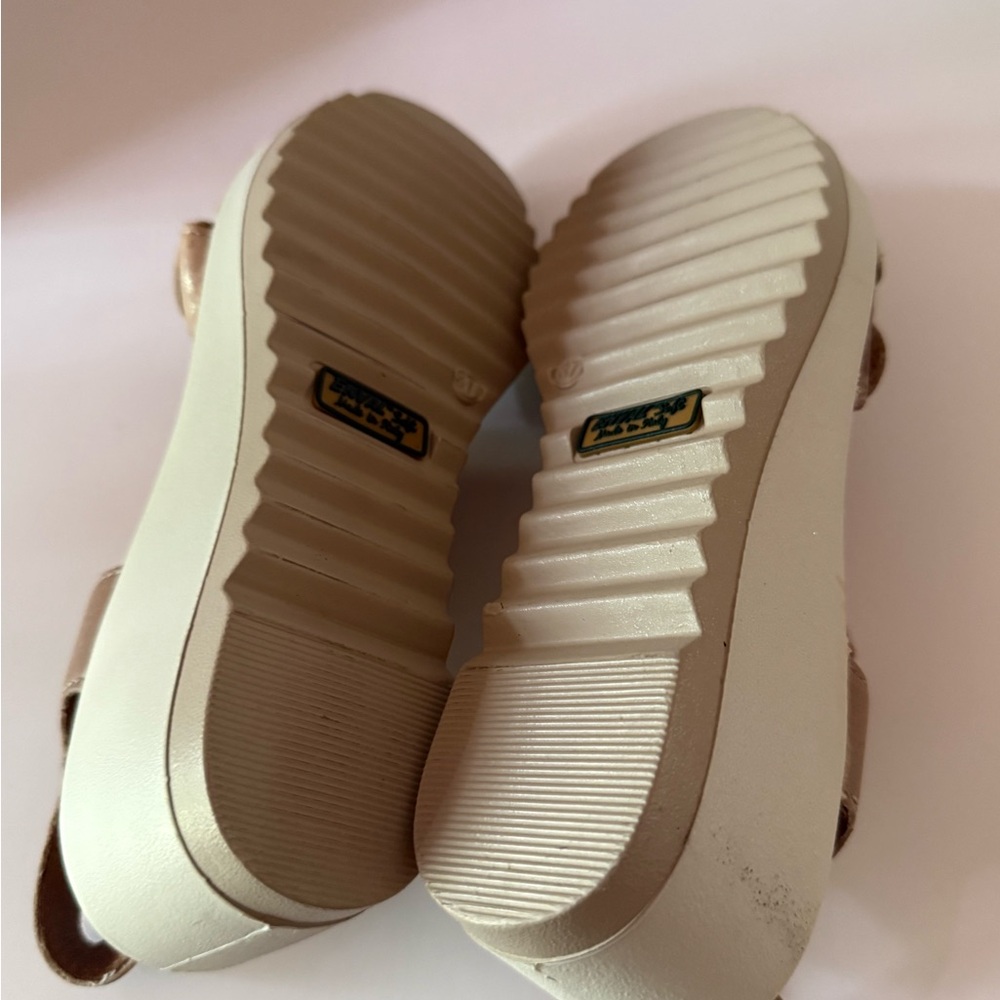Enval Soft Taupe Wedge Sandals Women’s EU 37/ US 6.5-7 NEW - Picture 5 of 5